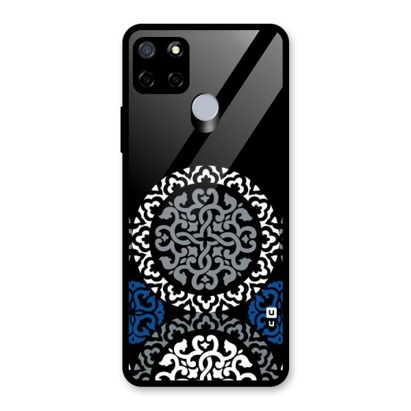 Mandala Circle Pattern Glass Back Case for Realme C12