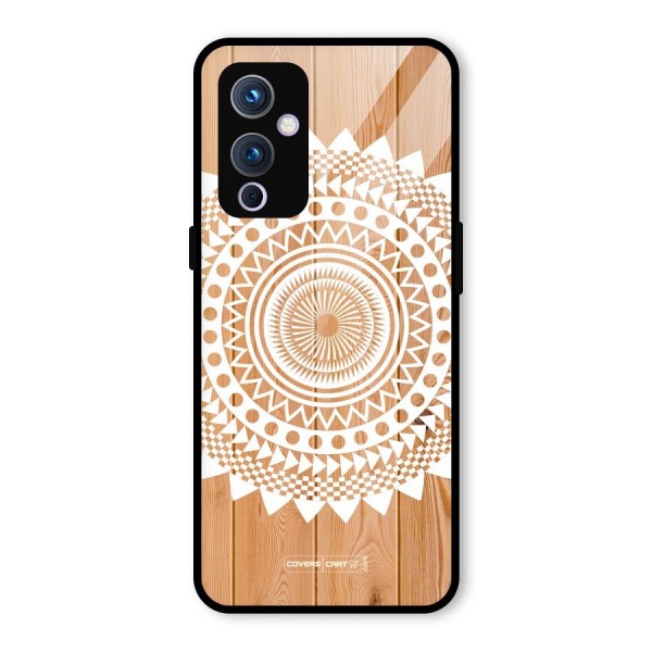 Mandala Design Glass Back Case for OnePlus 9