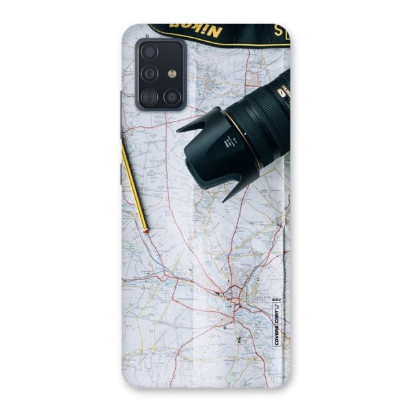 Map And Camera Back Case for Galaxy A51