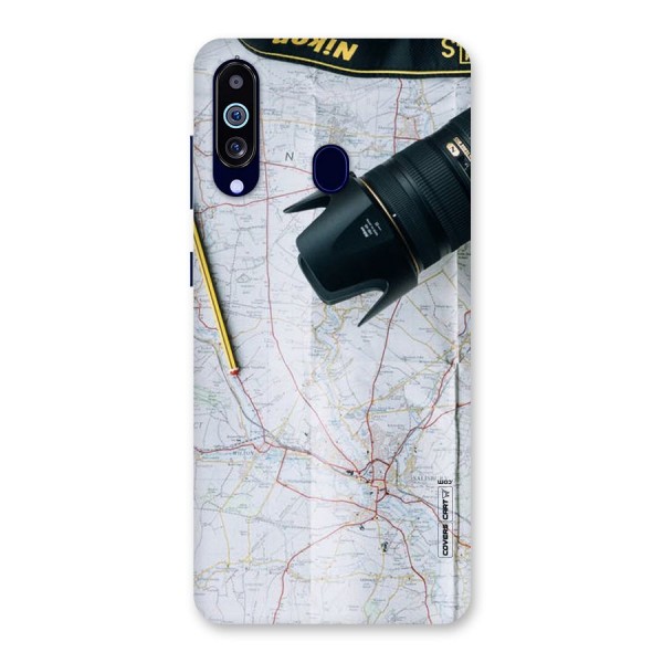 Map And Camera Back Case for Galaxy A60