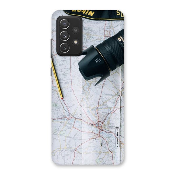 Map And Camera Back Case for Galaxy A72