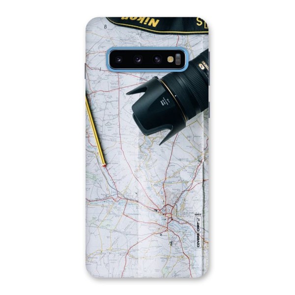 Map And Camera Back Case for Galaxy S10