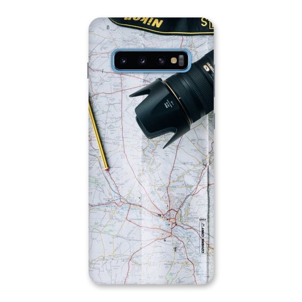 Map And Camera Back Case for Galaxy S10 Plus