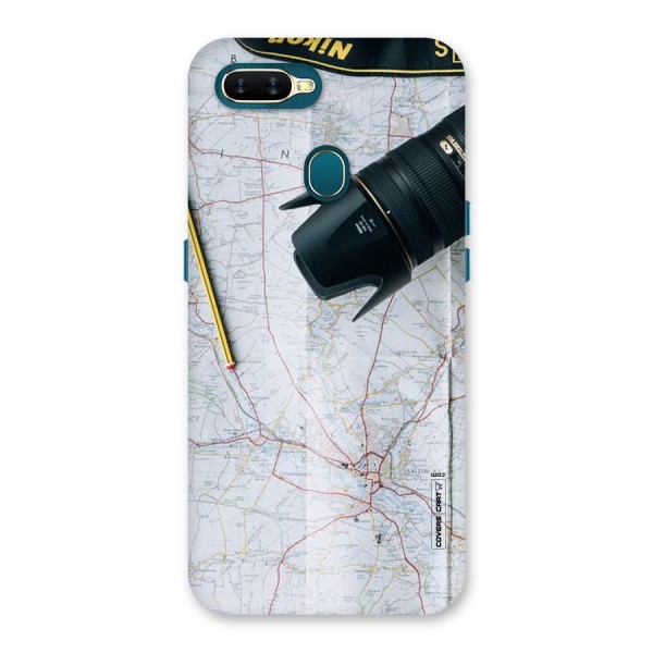 Map And Camera Back Case for Oppo A12