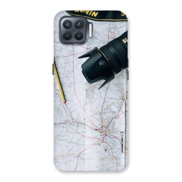 Map And Camera Back Case for Oppo F17 Pro