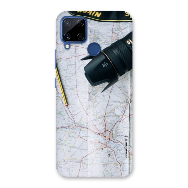 Map And Camera Back Case for Realme Narzo 30A