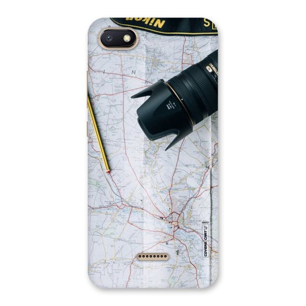 Map And Camera Back Case for Redmi 6A