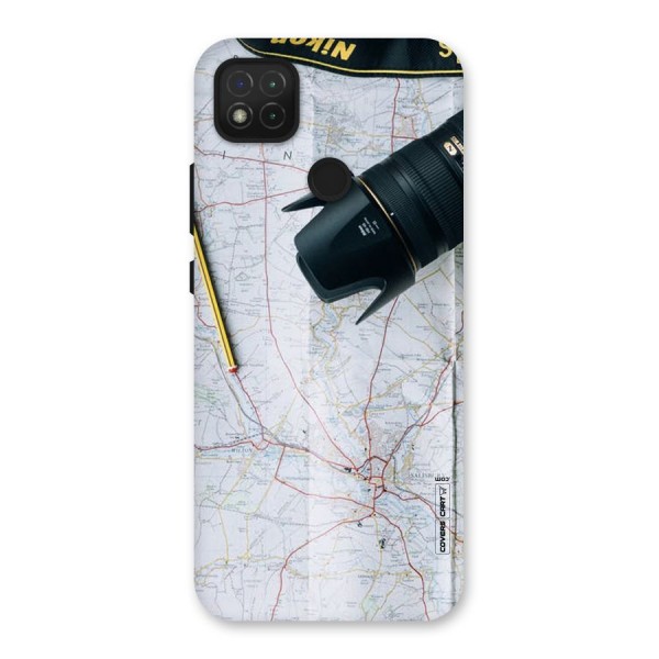 Map And Camera Back Case for Redmi 9C