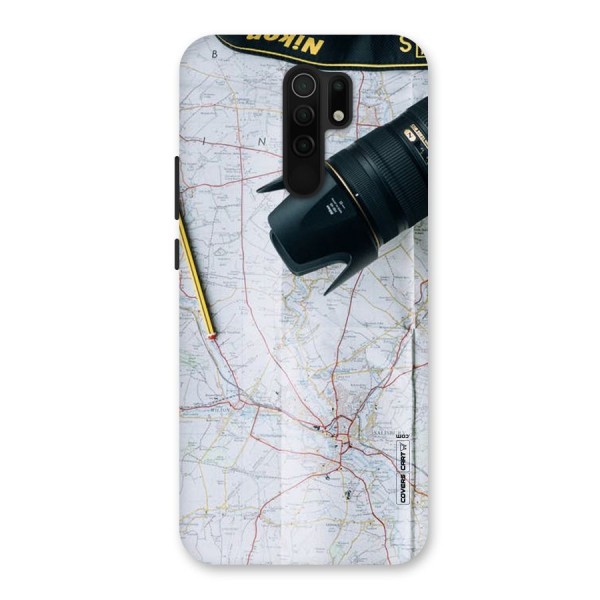 Map And Camera Back Case for Redmi 9 Prime