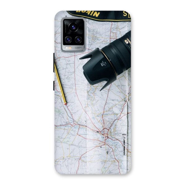 Map And Camera Back Case for Vivo V20 Pro