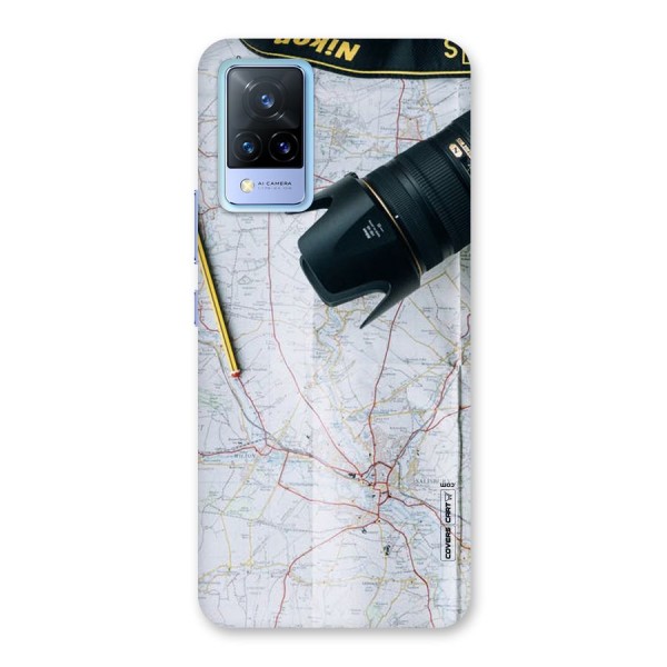 Map And Camera Back Case for Vivo V21 5G