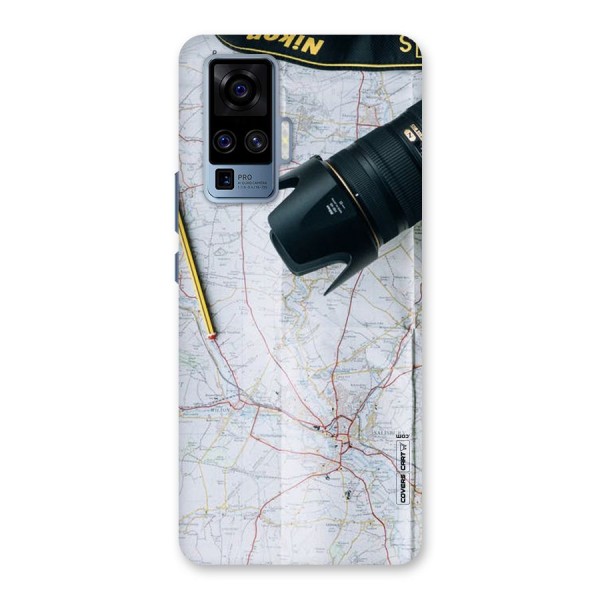 Map And Camera Back Case for Vivo X50 Pro