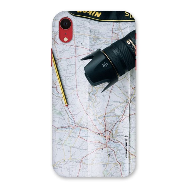 Map And Camera Back Case for iPhone XR