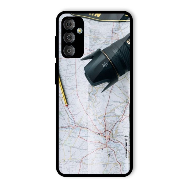 Map And Camera Glass Back Case for Galaxy F23