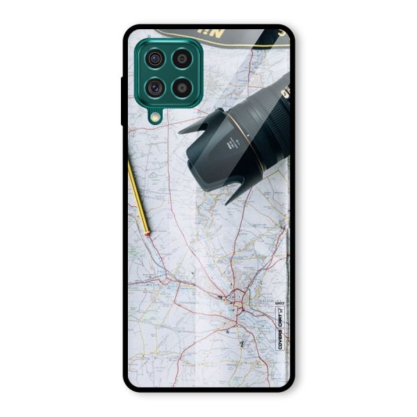 Map And Camera Glass Back Case for Galaxy F62