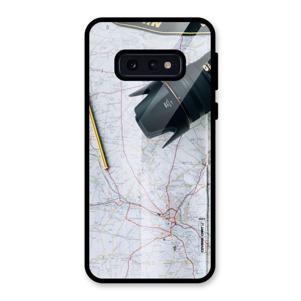 Map And Camera Glass Back Case for Galaxy S10e