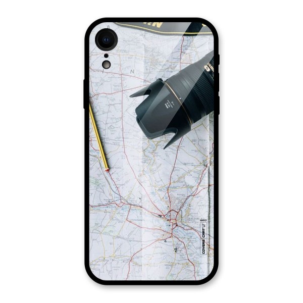 Map And Camera Glass Back Case for XR