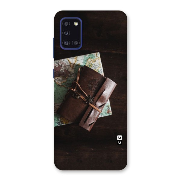 Map Journal Back Case for Galaxy A31