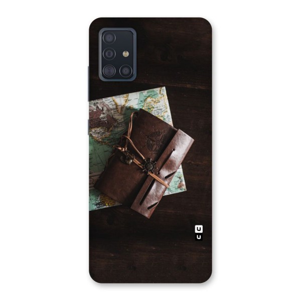 Map Journal Back Case for Galaxy A51