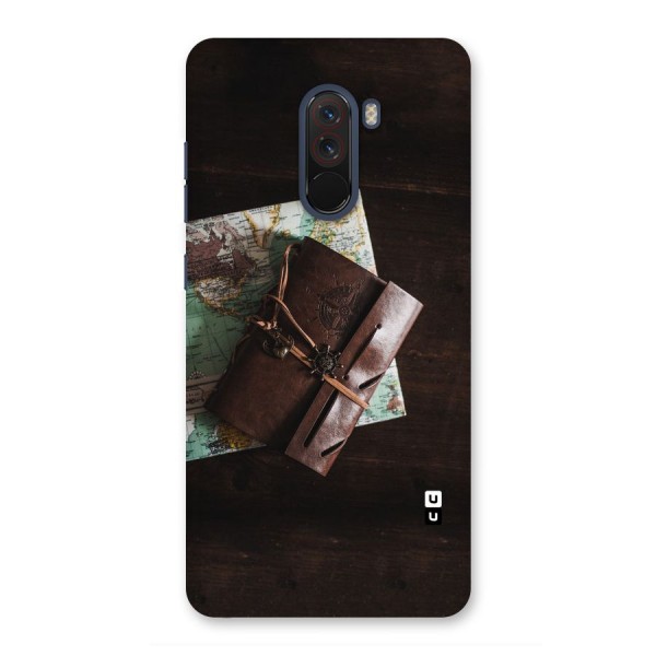 Map Journal Back Case for Poco F1