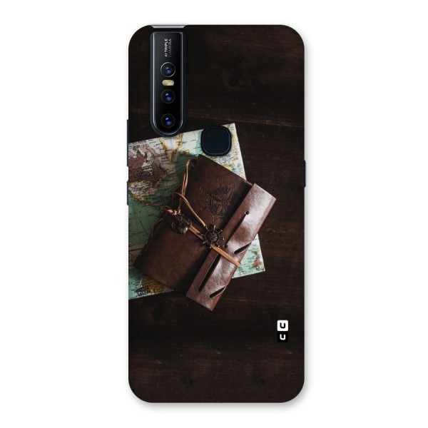 Map Journal Back Case for Vivo V15