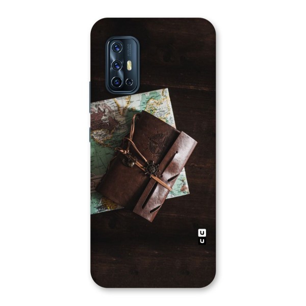 Map Journal Back Case for Vivo V17