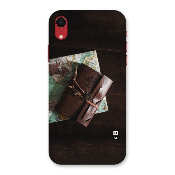 Map Journal Back Case for iPhone XR