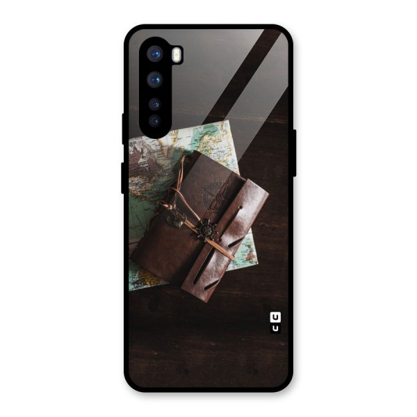 Map Journal Glass Back Case for OnePlus Nord