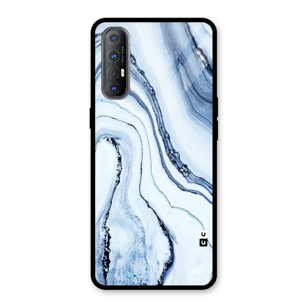 Marble Awesome Glass Back Case for Oppo Reno3 Pro