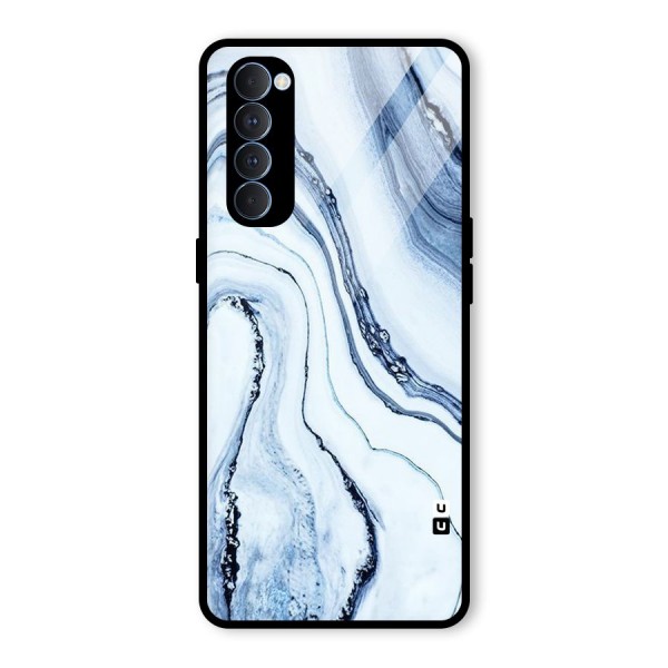 Marble Awesome Glass Back Case for Oppo Reno4 Pro