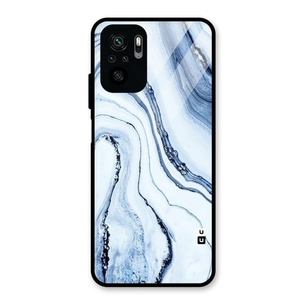 Marble Awesome Glass Back Case for Redmi Note 10