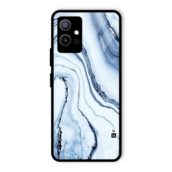 Marble Awesome Glass Back Case for Vivo iQOO Z6