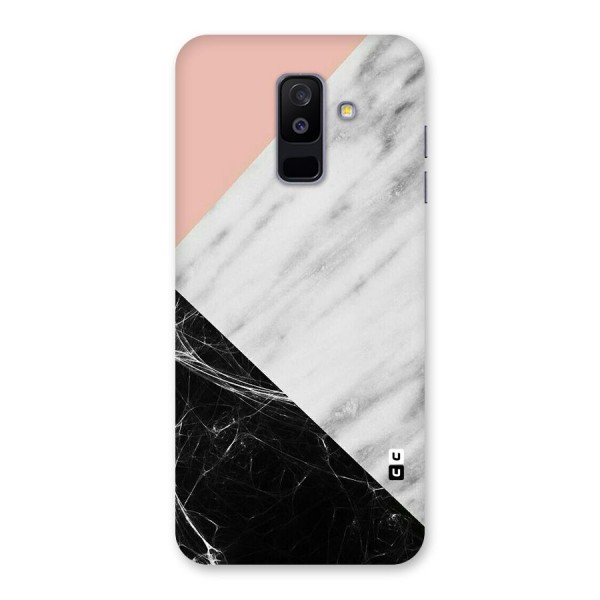 Marble Cuts Back Case for Galaxy A6 Plus