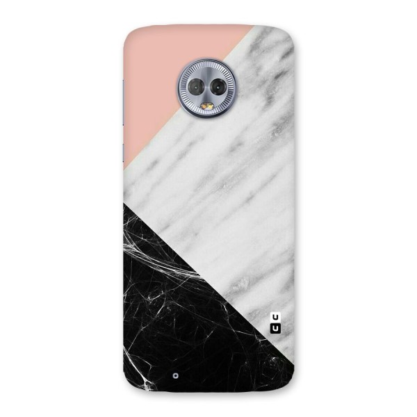 Marble Cuts Back Case for Moto G6