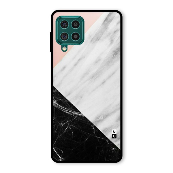 Marble Cuts Glass Back Case for Galaxy F62