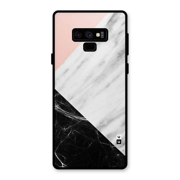 Marble Cuts Glass Back Case for Galaxy Note 9