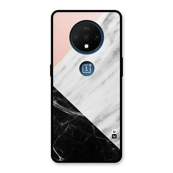 Marble Cuts Glass Back Case for OnePlus 7T