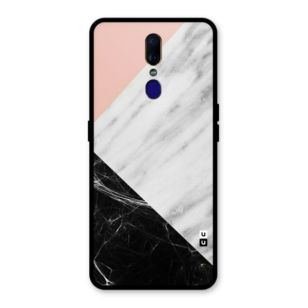 Marble Cuts Glass Back Case for Oppo F11