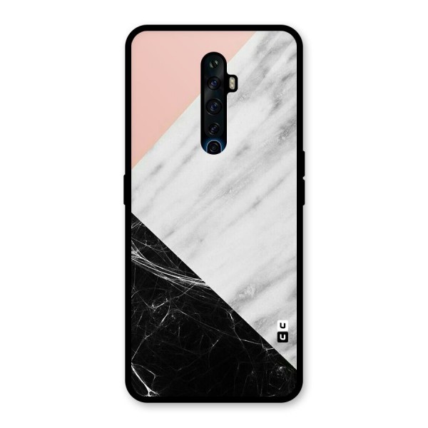 Marble Cuts Glass Back Case for Oppo Reno2 Z