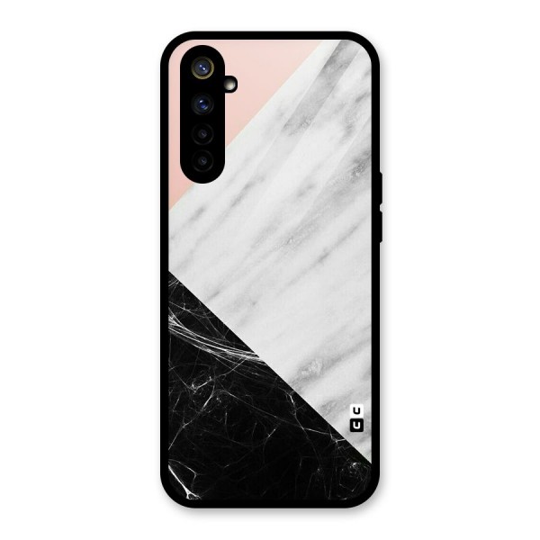 Marble Cuts Glass Back Case for Realme 6