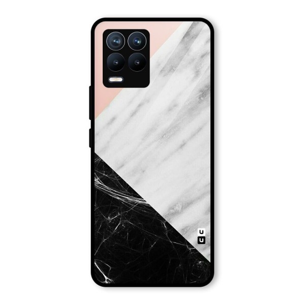 Marble Cuts Glass Back Case for Realme 8 Pro