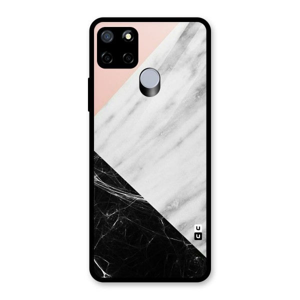 Marble Cuts Glass Back Case for Realme C12