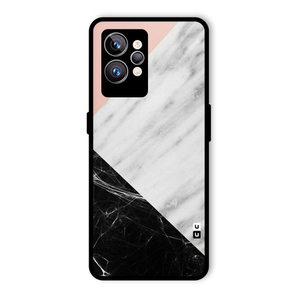 Marble Cuts Glass Back Case for Realme GT2 Pro