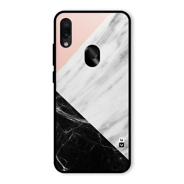 Marble Cuts Glass Back Case for Redmi Note 7