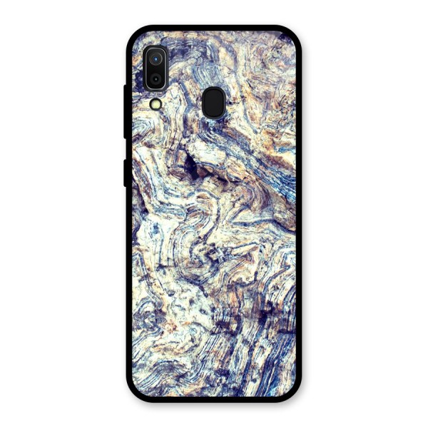 Marble Pattern Glass Back Case for Galaxy A30