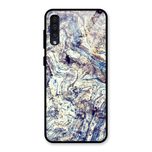 Marble Pattern Glass Back Case for Galaxy A50s