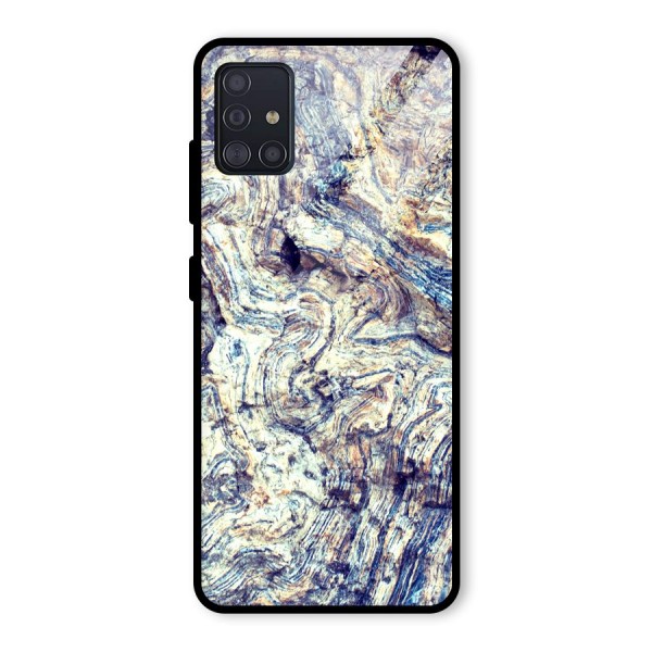 Marble Pattern Glass Back Case for Galaxy A51