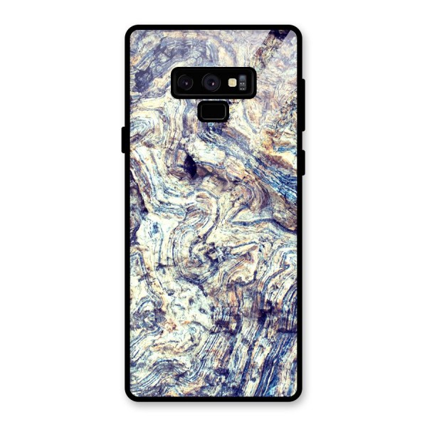 Marble Pattern Glass Back Case for Galaxy Note 9