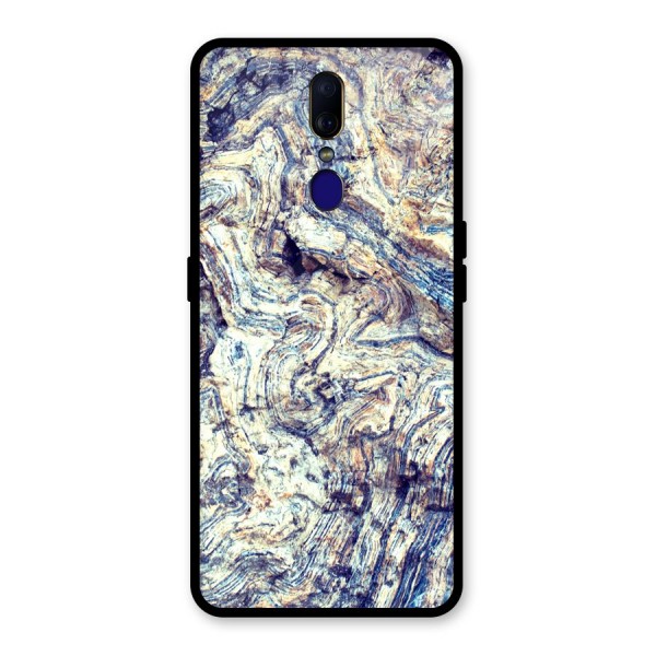 Marble Pattern Glass Back Case for Oppo F11