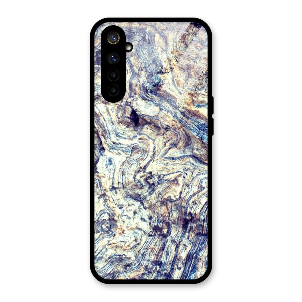 Marble Pattern Glass Back Case for Realme 6i